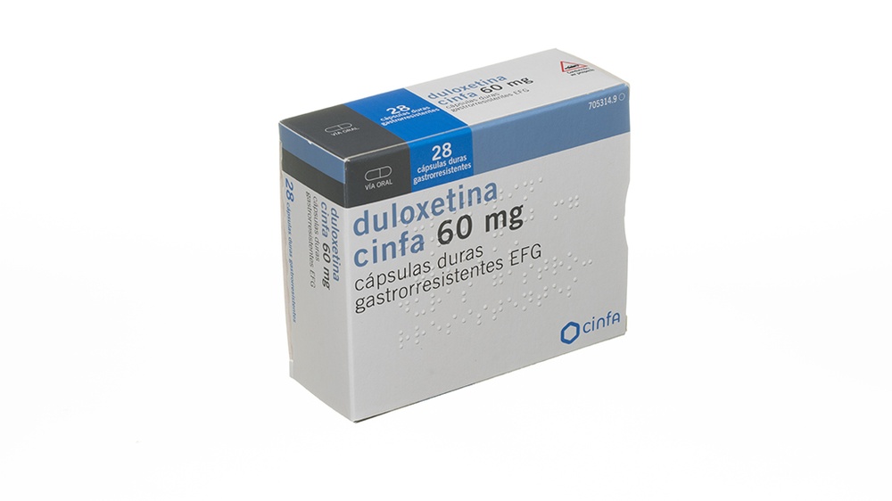 DULOXETINA CINFA 60 mg CÁPSULAS DURAS DE LIBERAÇÃO GÁSTRICA