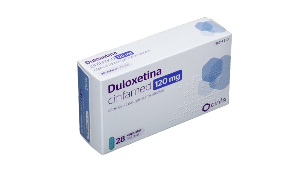 DULOXETINA CINFAMED 120 mg CÁPSULAS DURAS GASTRORRESISTENTES
