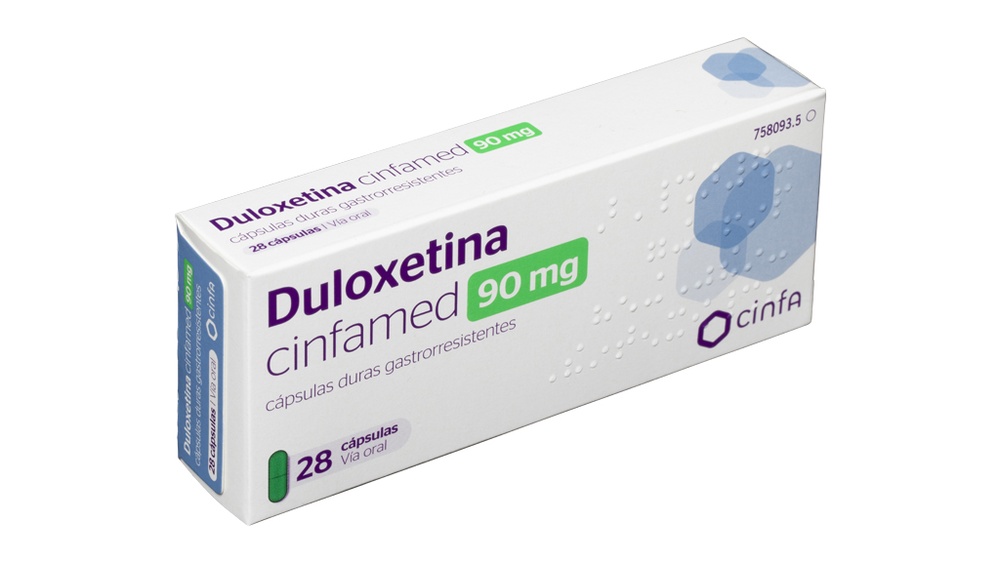 DULOXETINA CINFAMED 90 mg CÁPSULAS DURAS GASTRORRESISTENTES