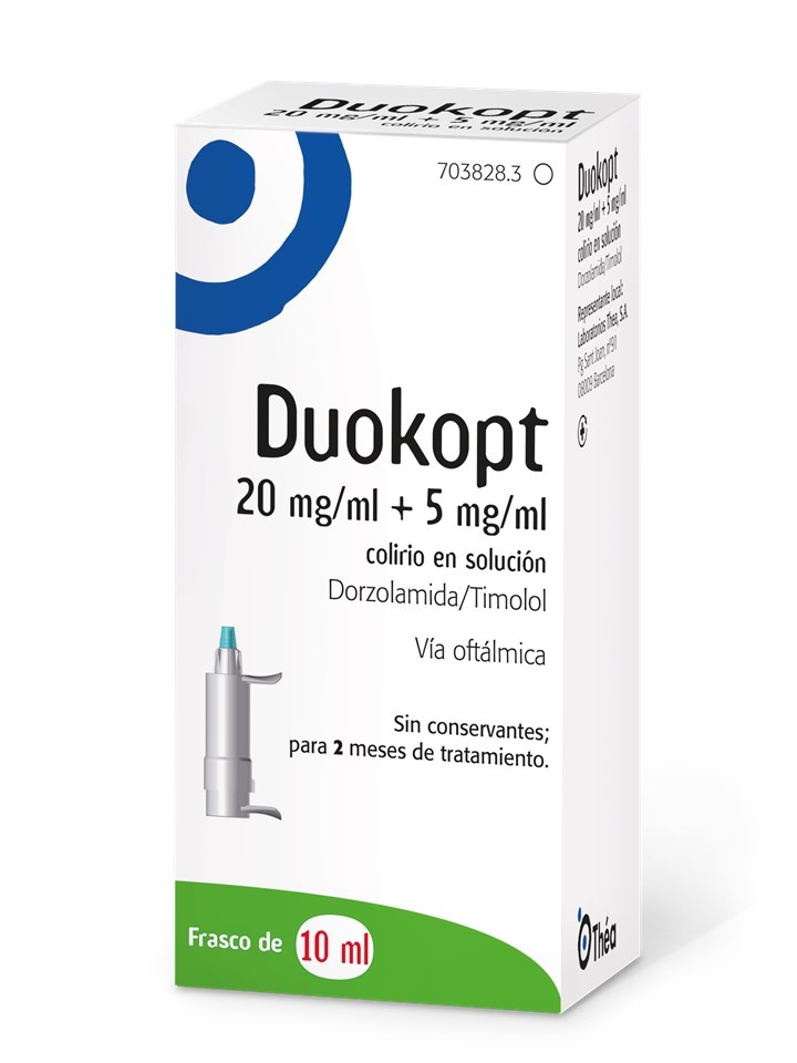 DUOKOPT 20mg/mL + 5mg/mL Colírio em Solução