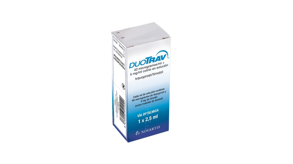 DUOTRAV 40 microgramas/ml + 5 mg/ml COLÍRIO EM SOLUÇÃO