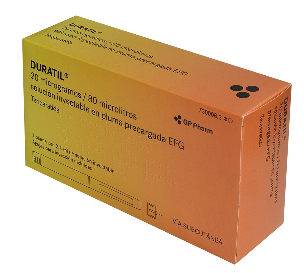 DURATIL 20 microgramas/80 microlitros Solução Injetável em Caneta Pré-carregada