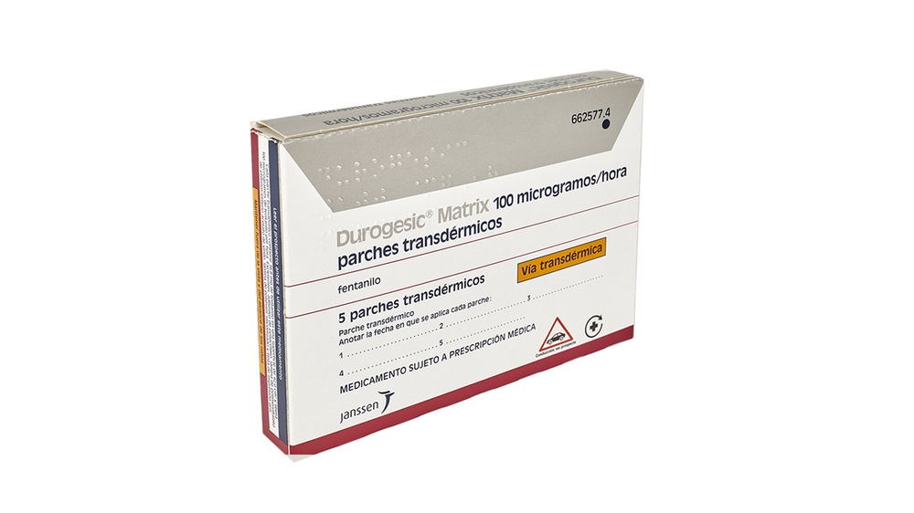 DUROGESIC MATRIX 100 microgramas/hora PACHES TRANSDÉRMICOS
