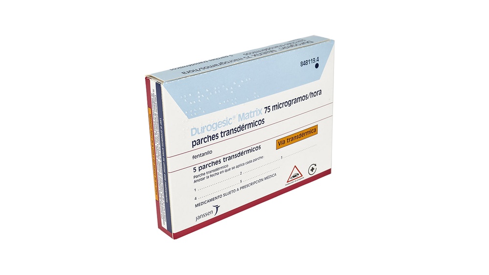 DUROGESIC MATRIX 75 microgramas/hora PACHES TRANSDÉRMICOS