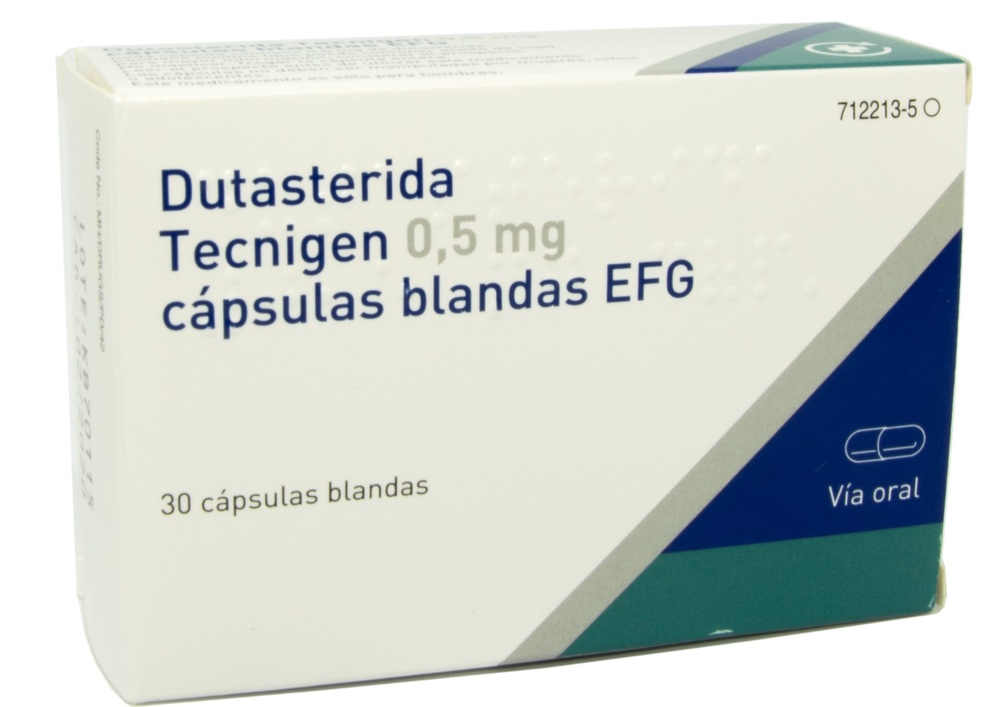 DUTASTERIDA TECNIGEN 0,5 mg CÁPSULAS MOLES