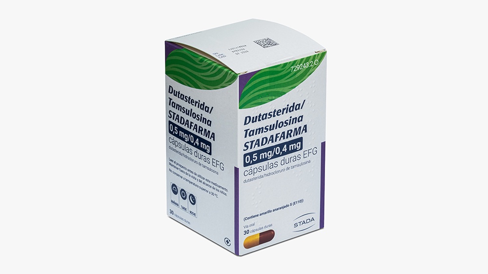 DUTASTERIDA/TAMSULOSINA STADAFARMA 0,5 mg/0,4 mg CÁPSULAS DURAS