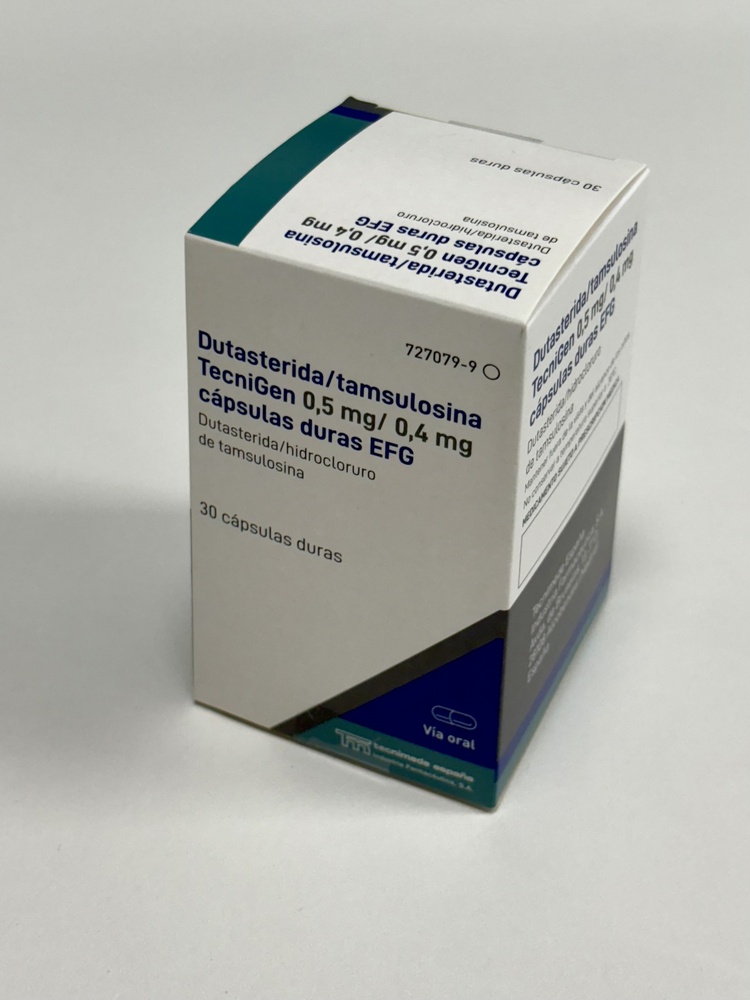 DUTASTERIDA/TAMSULOSINA TECNIGEN 0,5 mg/0,4 mg CÁPSULAS DURAS