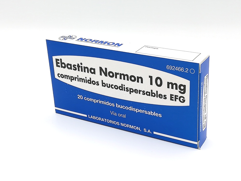 EBASTINA NORMON 10 mg COMPRIMIDOS ORODISPERSÍVEIS