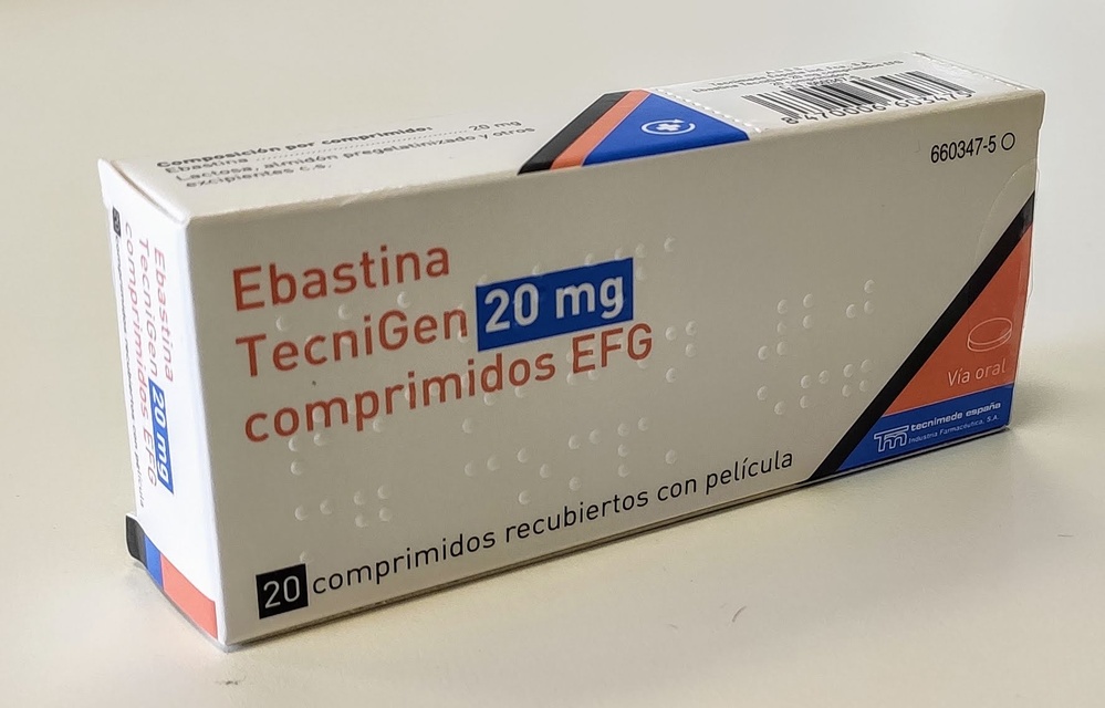EBASTINA TECNIGEN 20 mg COMPRIMIDOS