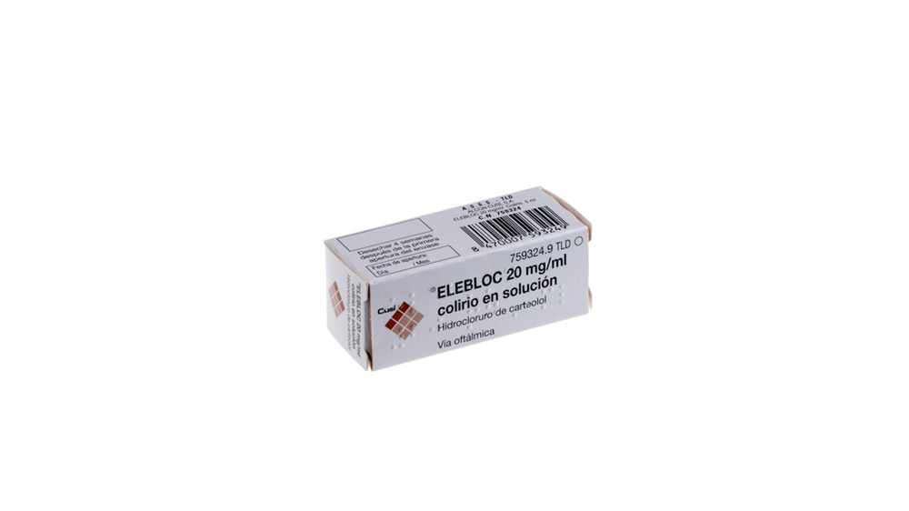 ELEBLOC 20 mg/ml COLÍRIO EM SOLUÇÃO
