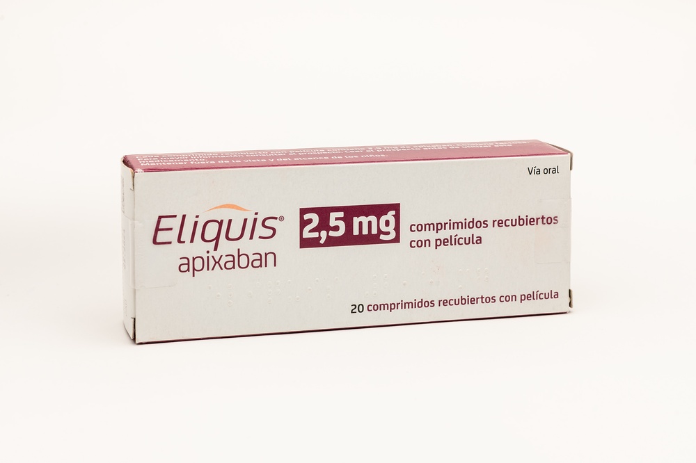 ELIQUIS 2,5 mg COMPRIMIDOS REVESTIDOS POR PELÍCULA
