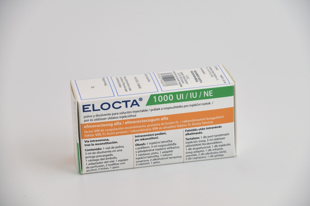 Elocta 1000 UI pó e solvente para solução injetável