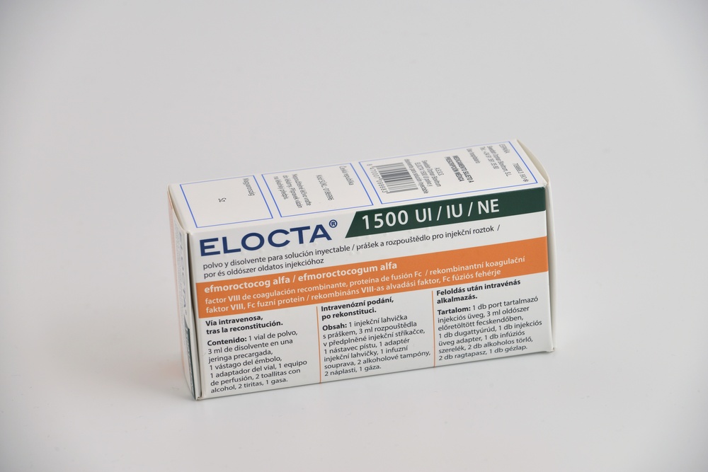 Elocta 1500 UI pó e solvente para solução injetável