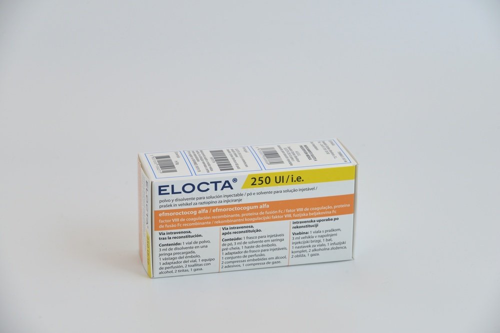 Elocta 250 UI pó e solvente para solução injetável