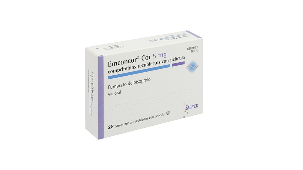 EMCONCOR COR 5 mg COMPRIMIDOS REVESTIDOS POR PELÍCULA