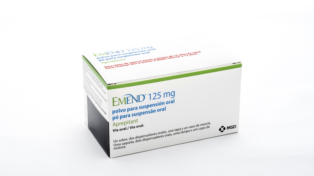 EMEND 125 mg PÓ PARA SUSPENSÃO ORAL