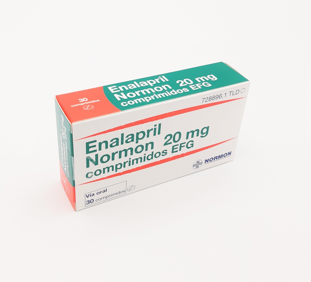 ENALAPRIL NORMON 20 mg COMPRIMIDOS