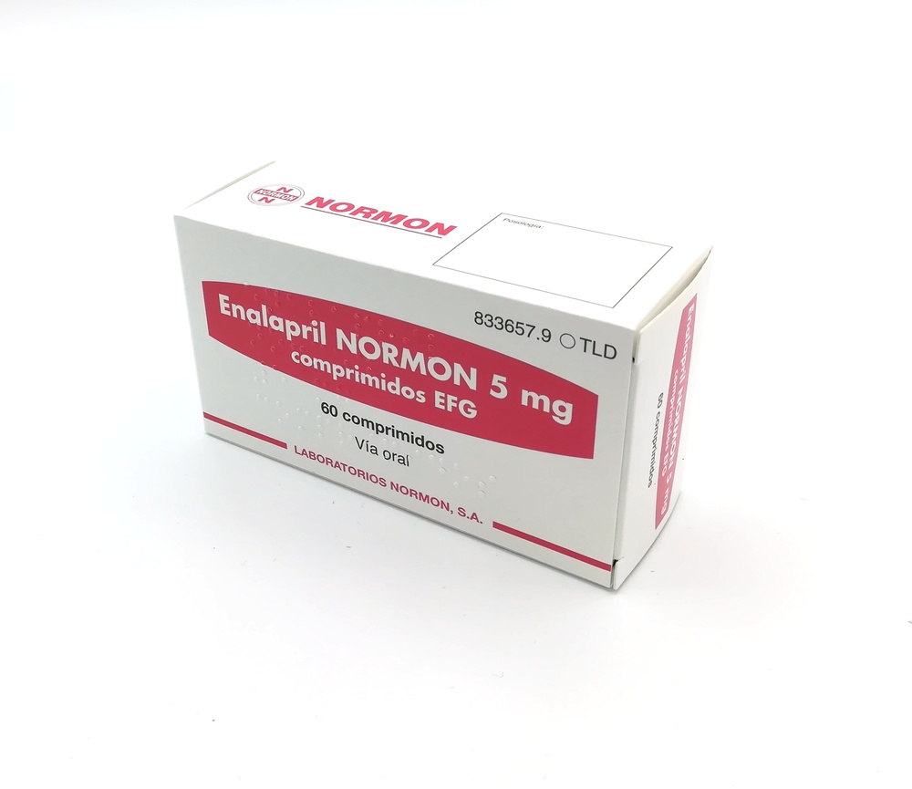 ENALAPRIL NORMON 5 mg COMPRIMIDOS
