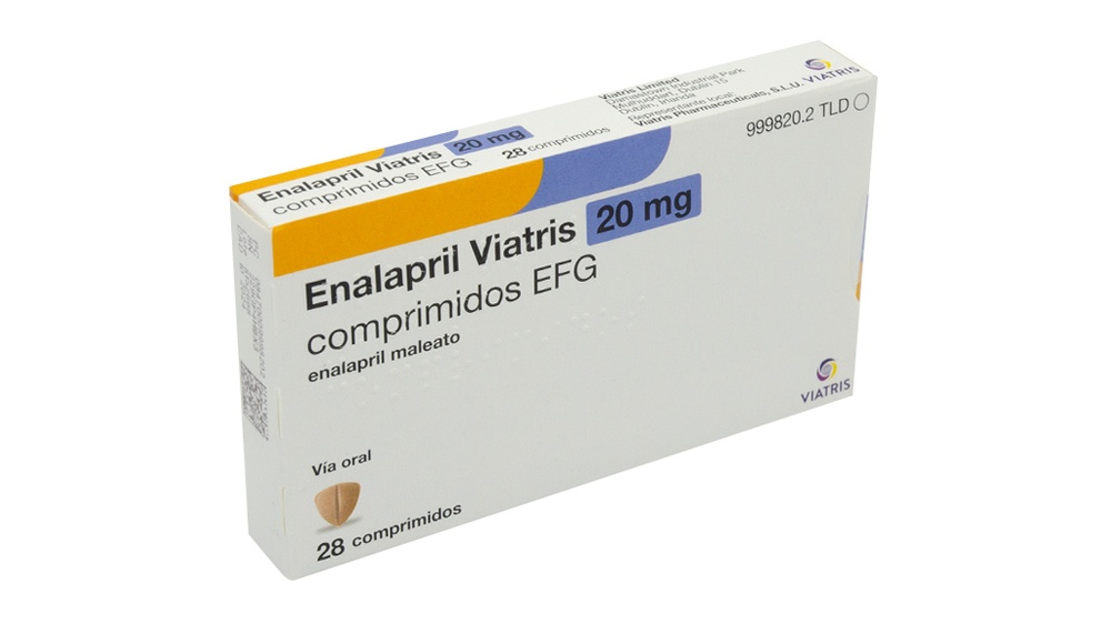 ENALAPRIL VIATRIS 20 mg COMPRIMIDOS