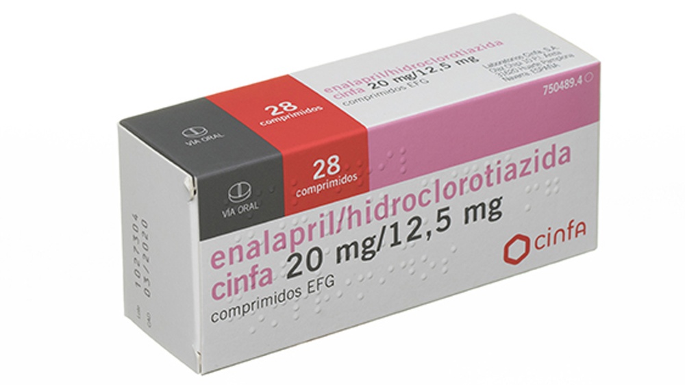 ENALAPRIL/HIDROCLOROTIAZIDA CINFA 20/12,5 mg COMPRIMIDOS