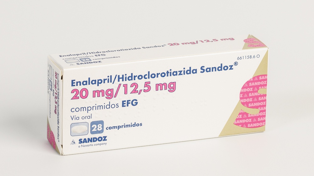 ENALAPRIL/HIDROCLOROTIAZIDA SANDOZ 20/12,5 mg COMPRIMIDOS