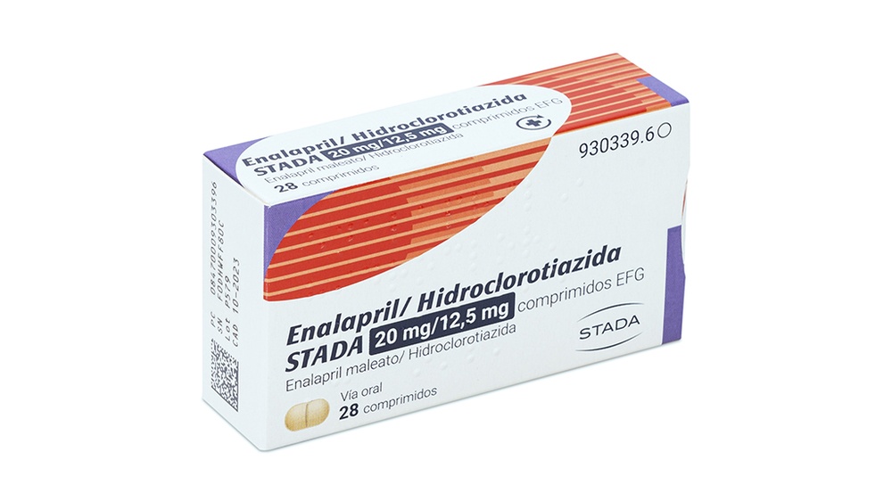 ENALAPRIL/HIDROCLOROTIAZIDA STADA 20/12,5 mg COMPRIMIDOS