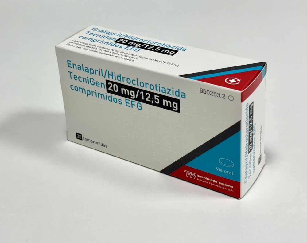 ENALAPRIL/HIDROCLOROTIAZIDA TECNIGEN 20/12,5 mg COMPRIMIDOS