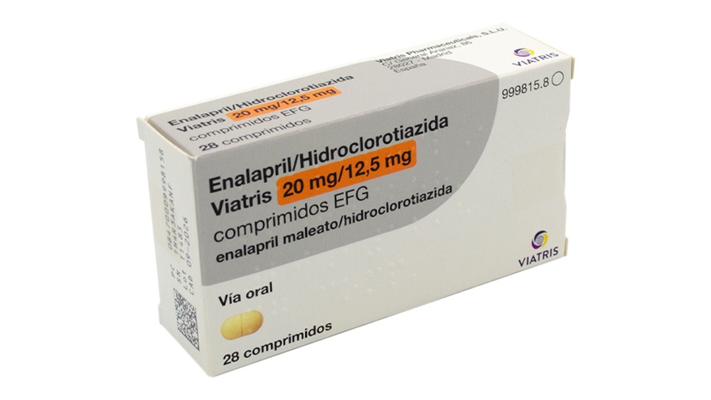 ENALAPRIL/HIDROCLOROTIAZIDA VIATRIS 20/12,5 mg COMPRIMIDOS