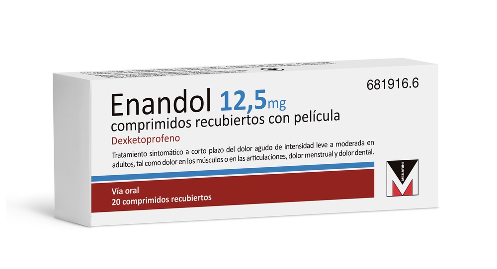 ENANDOL 12,5 mg COMPRIMIDOS REVESTIDOS POR PELÍCULA