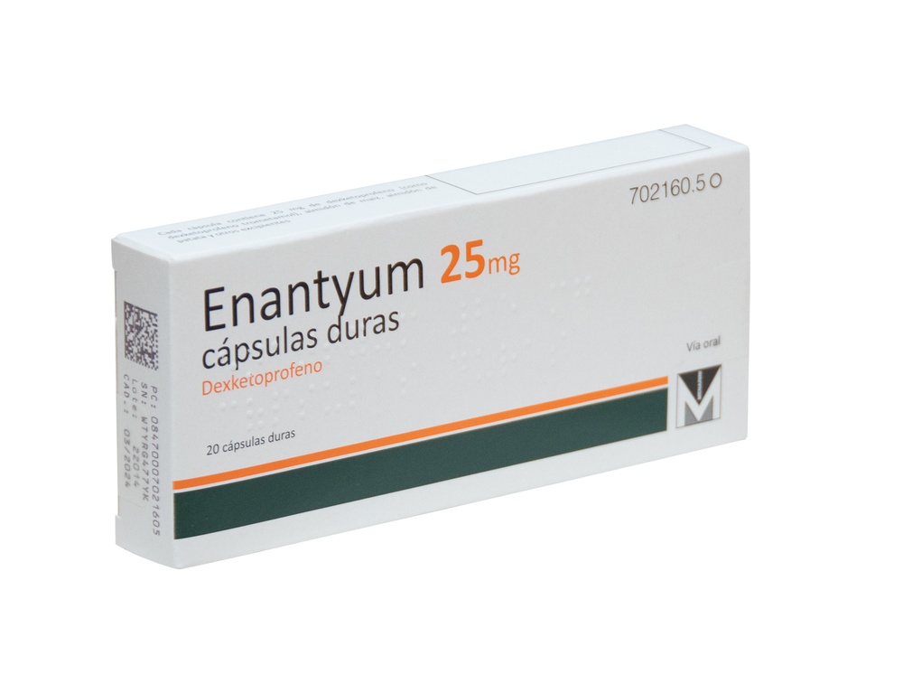 ENANTYUM 25 mg CÁPSULAS DURAS