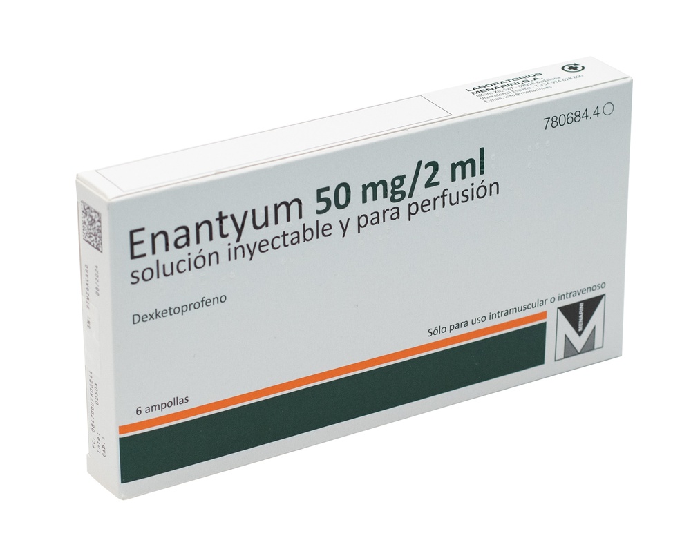 ENANTYUM 50 mg/2 ml SOLUÇÃO INJETÁVEL E PARA PERFUSÃO