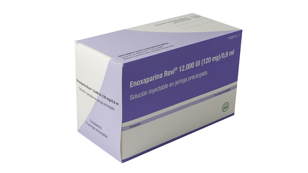 ENOXAPARINA ROVI 12.000 UI (120 mg)/0,8 mL SOLUÇÃO INJETÁVEL EM SERINGA PREENCHIDA