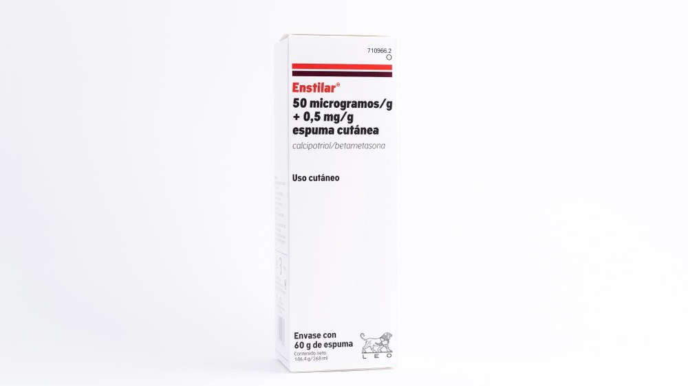 ENSTILAR 50 microgramas/g + 0,5 mg/g ESPUMA CUTÂNEA