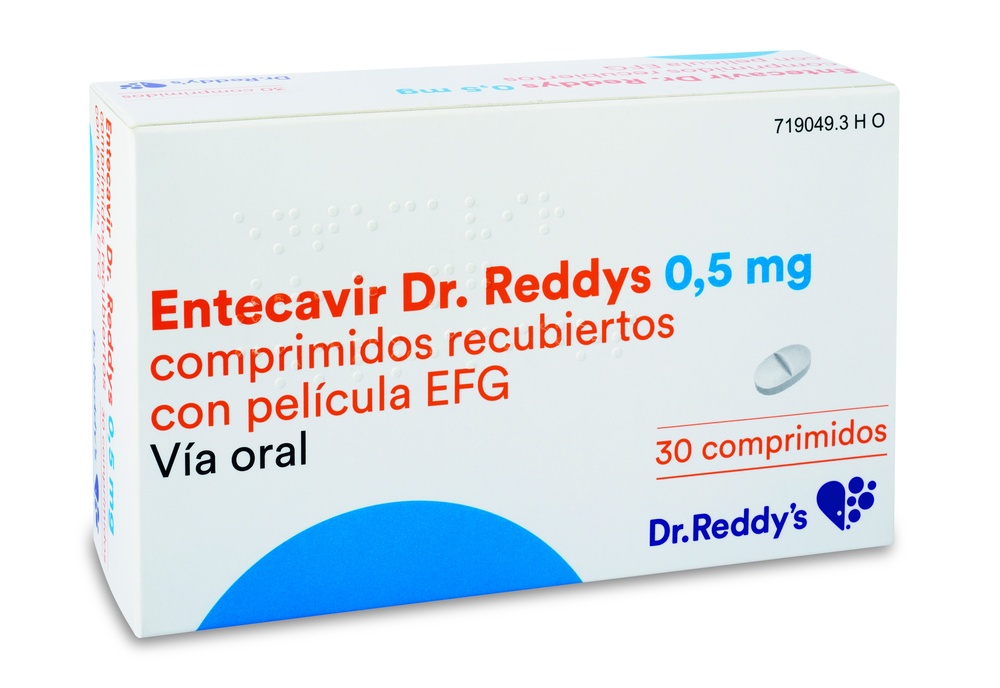 ENTECAVIR DR. REDDYS 0,5 mg COMPRIMIDOS REVESTIDOS POR PELÍCULA