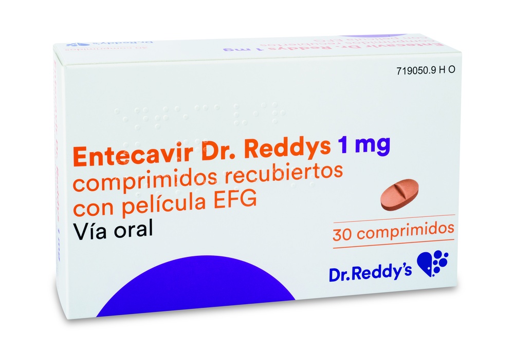 ENTECAVIR DR. REDDYS 1 mg COMPRIMIDOS REVESTIDOS POR PELÍCULA