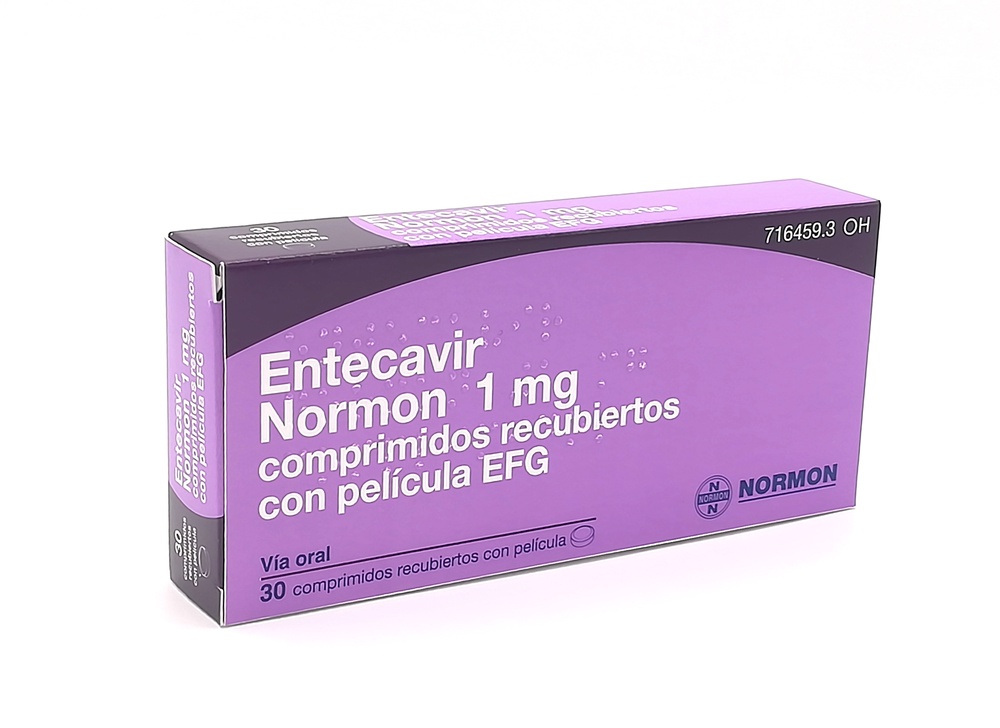 ENTECAVIR NORMON 1 mg COMPRIMIDOS REVESTIDOS POR PELÍCULA