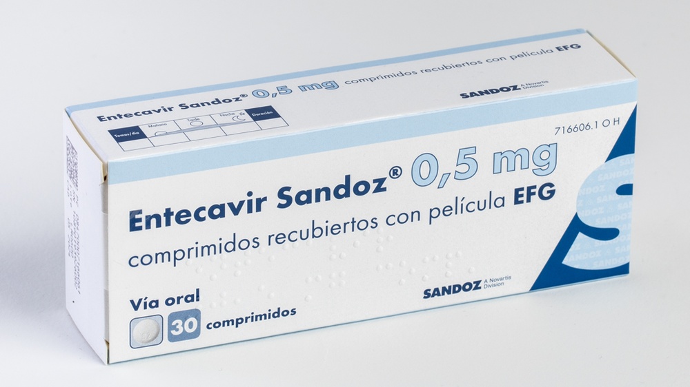 ENTECAVIR SANDOZ 0,5 mg COMPRIMIDOS REVESTIDOS POR PELÍCULA