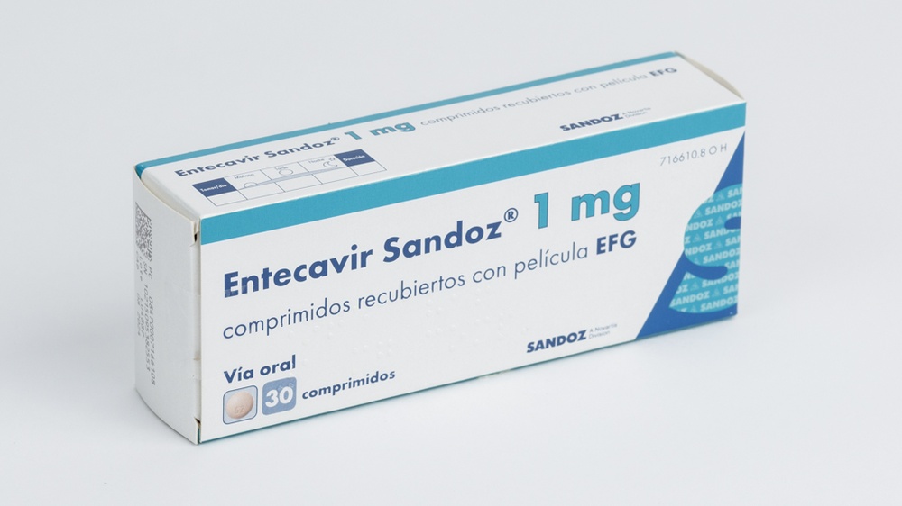 ENTECAVIR SANDOZ 1 mg COMPRIMIDOS REVESTIDOS POR PELÍCULA