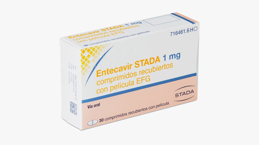 ENTECAVIR STADA 1 mg COMPRIMIDOS REVESTIDOS POR PELÍCULA
