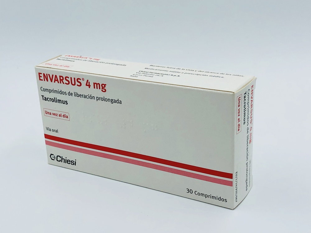 Envarsus 4mg comprimidos de libertação prolongada