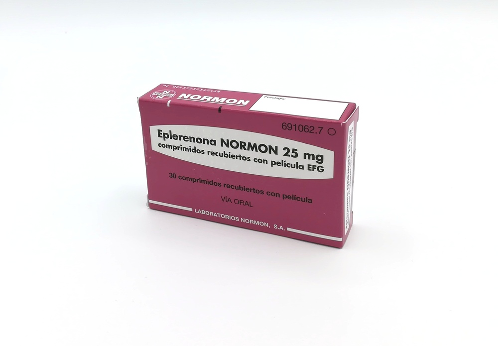 EPLERENONA NORMON 25 mg COMPRIMIDOS REVESTIDOS POR PELÍCULA