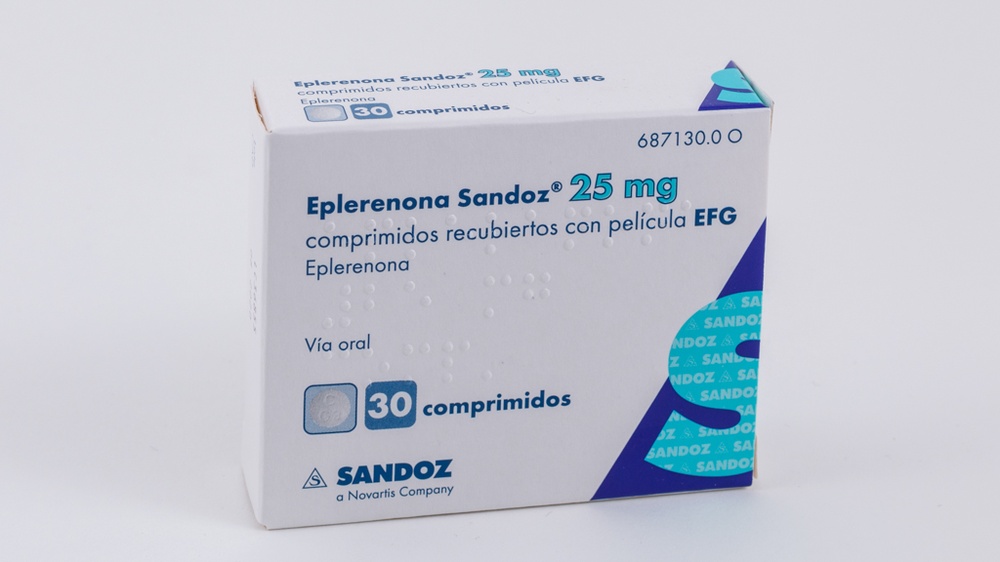 EPLERENONA SANDOZ 25 mg COMPRIMIDOS REVESTIDOS POR PELÍCULA