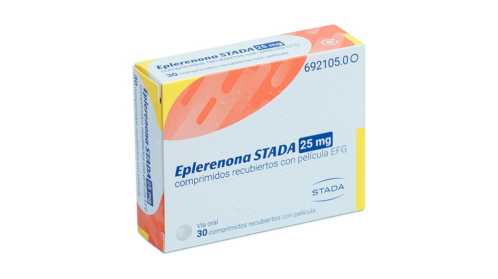 EPLERENONA STADA 25 mg COMPRIMIDOS REVESTIDOS POR PELÍCULA