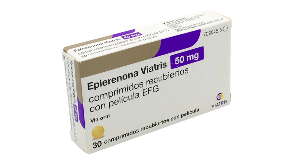 EPLERENONA VIATRIS 50 mg COMPRIMIDOS REVESTIDOS POR PELÍCULA