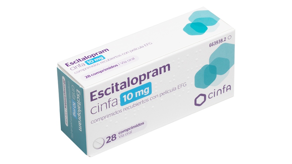 ESCITALOPRAM CINFA 10 mg COMPRIMIDOS REVESTIDOS POR PELÍCULA