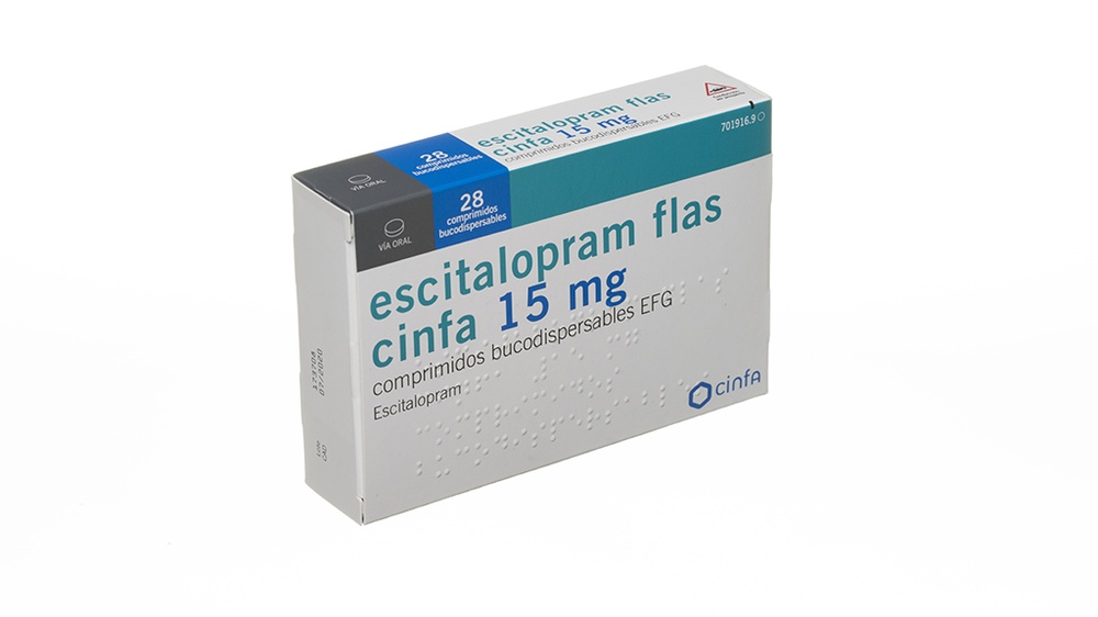 ESCITALOPRAM FLAS CINFA 15 mg COMPRIMIDOS ORODISPERSÍVEIS