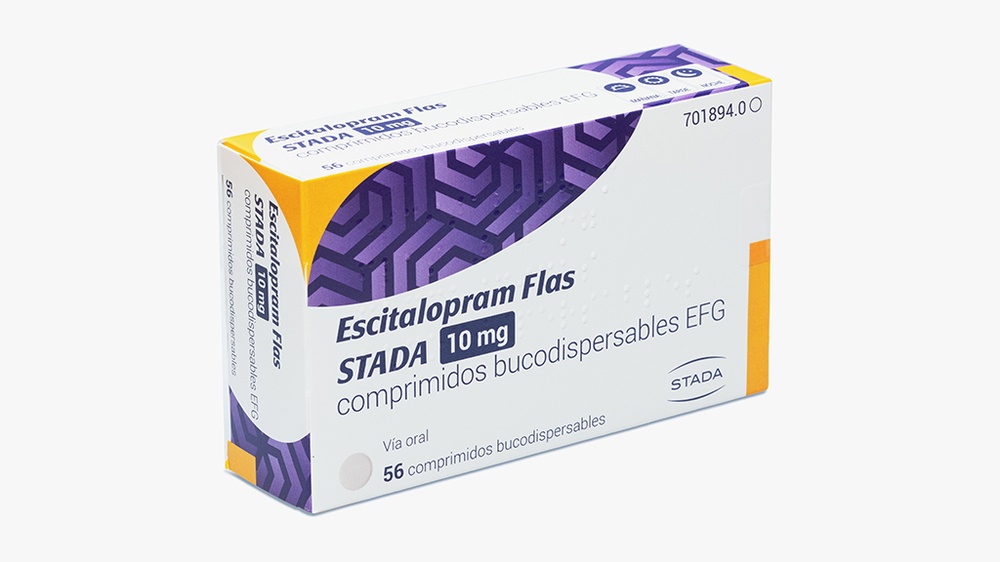 ESCITALOPRAM FLAS STADA 10 mg COMPRIMIDOS ORODISPERSÍVEIS