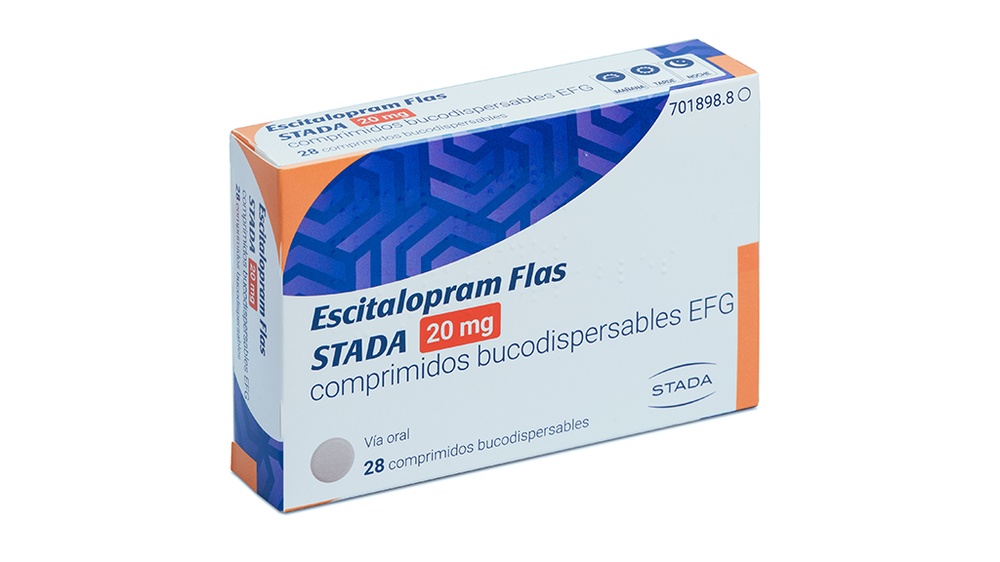 ESCITALOPRAM FLAS STADA 20 mg COMPRIMIDOS ORODISPERSÍVEIS