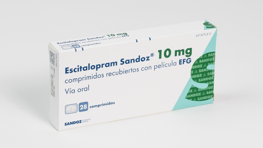 ESCITALOPRAM SANDOZ 10 mg COMPRIMIDOS REVESTIDOS POR PELÍCULA