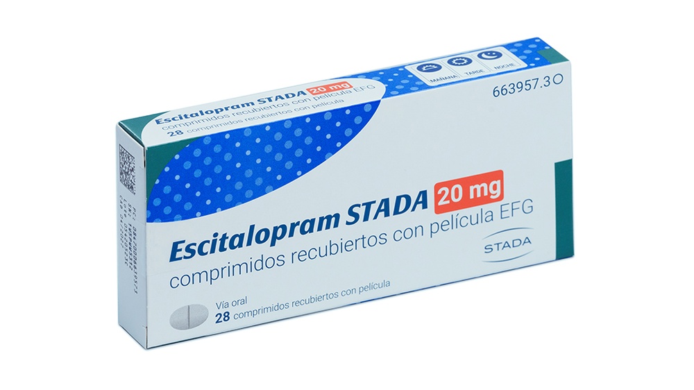 ESCITALOPRAM STADA 20 mg COMPRIMIDOS REVESTIDOS POR PELÍCULA